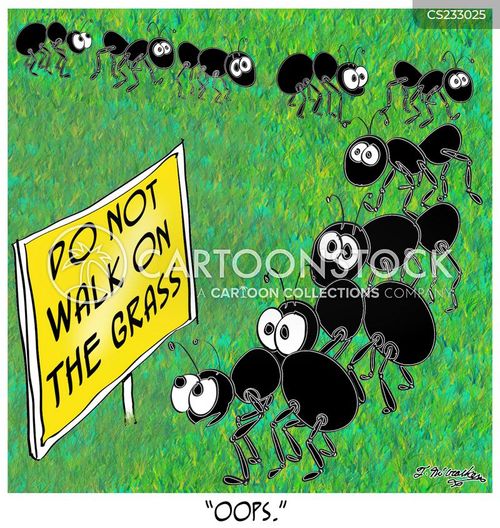 Marching Ants Cartoons and Comics - funny pictures from CartoonStock
