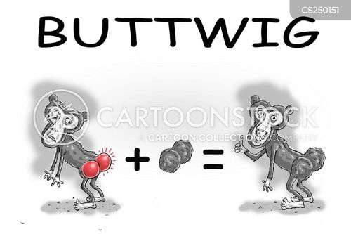 Baboon Butt Cartoons and Comics - funny pictures from CartoonStock