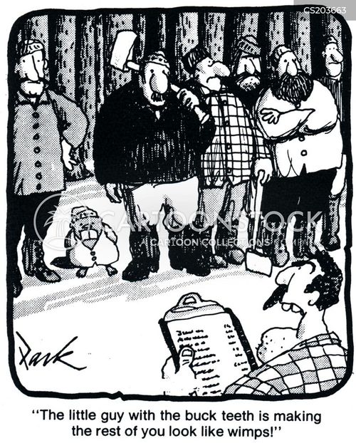 Woodcutter Cartoons and Comics funny pictures from CartoonStock