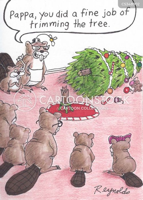 Xmas Tree Cartoons and Comics funny pictures from CartoonStock