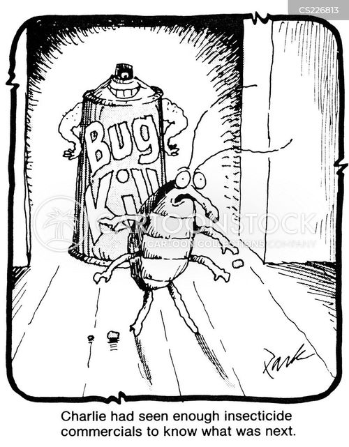 Bug Kill Cartoons And Comics Funny Pictures From Cartoonstock