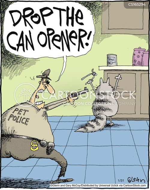 Can Opener Cartoons and Comics funny pictures from CartoonStock