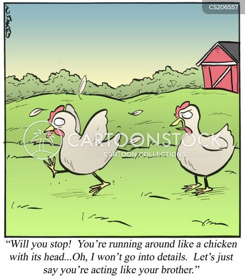 Headless Chickens Cartoons and Comics funny pictures from CartoonStock