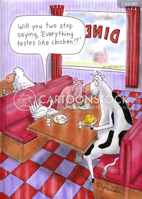 Eating Meat Cartoons And Comics Funny Pictures From Cartoonstock 6644