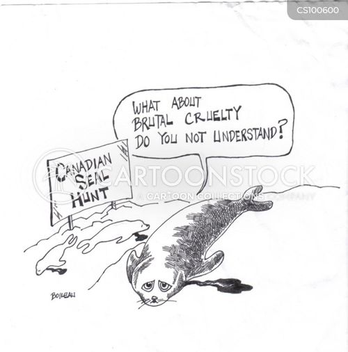 Seal Cull Cartoons and Comics funny pictures from CartoonStock
