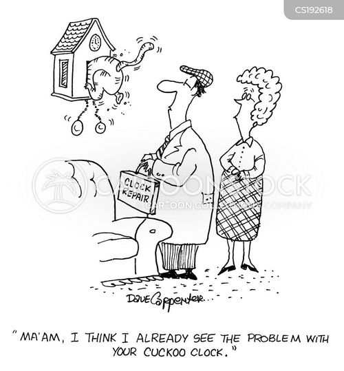 Clock Repair Cartoons and Comics funny pictures from CartoonStock
