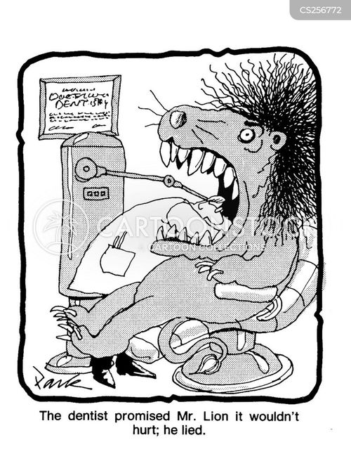 Scared Of The Dentist Cartoons and Comics funny pictures from CartoonStock