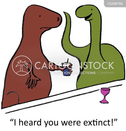 Extinct Animal Cartoons and Comics funny pictures from CartoonStock