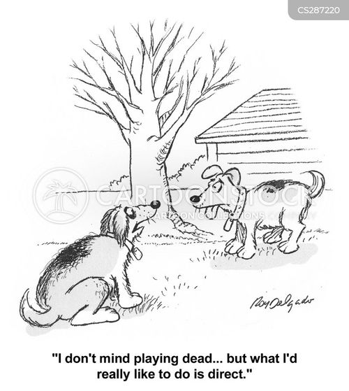 Dead Dog Cartoons and Comics - funny pictures from CartoonStock