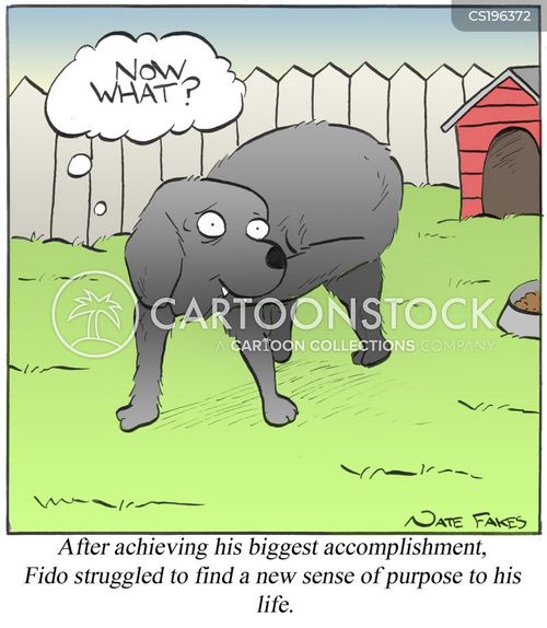 Purpose In Life Cartoons and Comics funny pictures from CartoonStock