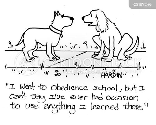 Dog Obedience cartoons, Dog Obedience cartoon, funny, Dog Obedience ...