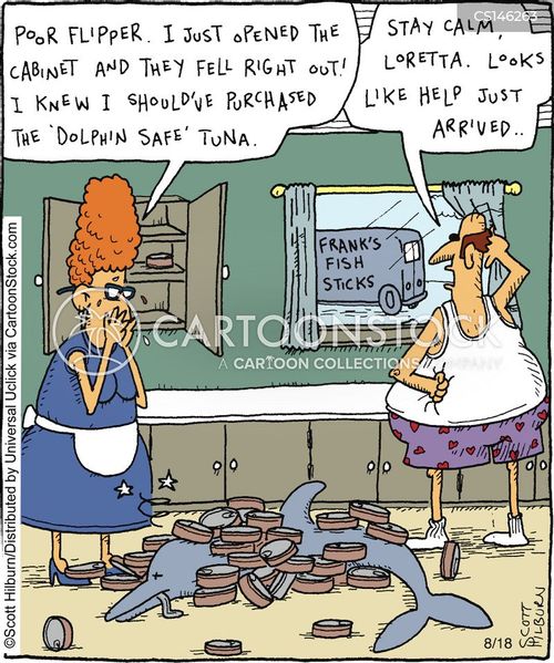 Tuna Fish Cartoons and Comics funny pictures from CartoonStock