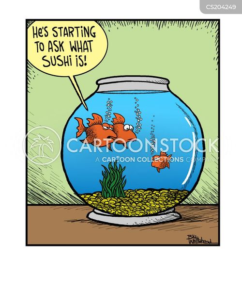 Fishbowls Cartoons and Comics funny pictures from CartoonStock