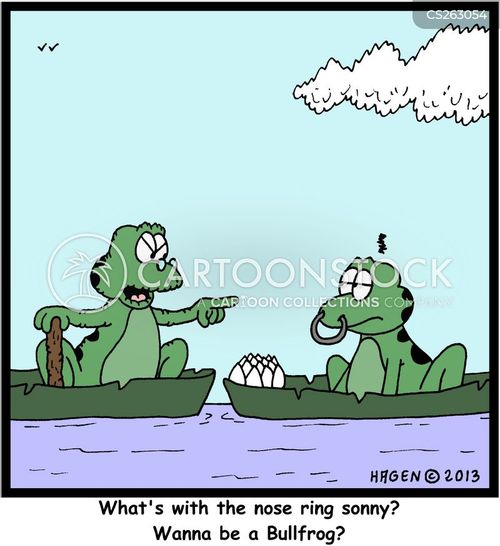 Nose Piercing Cartoons and Comics funny pictures from CartoonStock