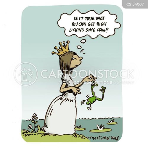 Licking Frogs Cartoons and Comics - funny pictures from CartoonStock