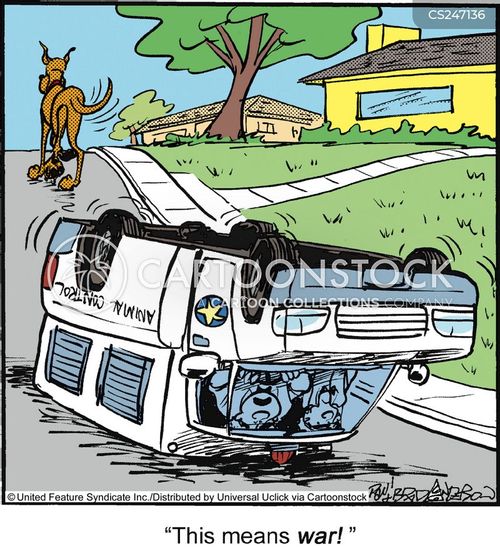 Animal Control Cartoons and Comics funny pictures from CartoonStock