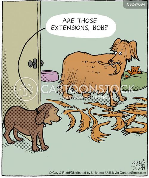 Hair Extensions Cartoons and Comics funny pictures from CartoonStock