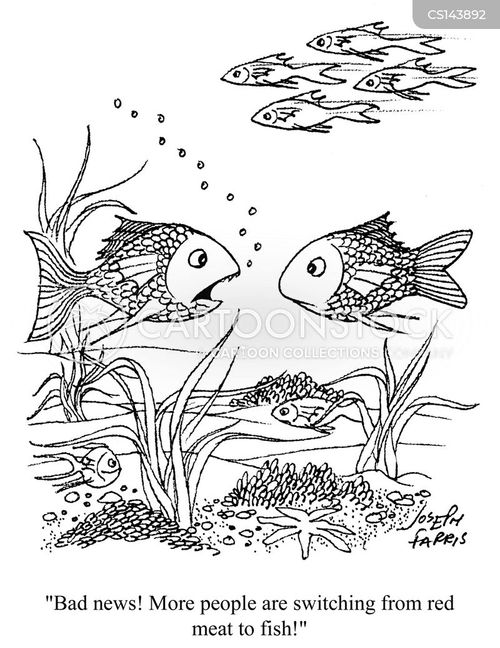 Fish Oils Cartoons and Comics funny pictures from CartoonStock