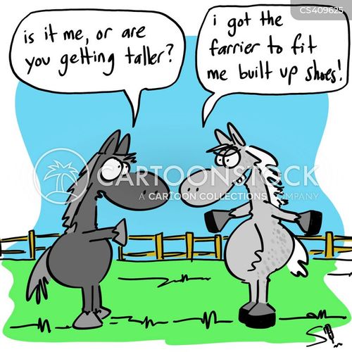 Horseshoes Cartoons and Comics funny pictures from CartoonStock
