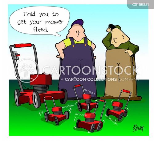 Lawn Cartoons and Comics - funny pictures from CartoonStock