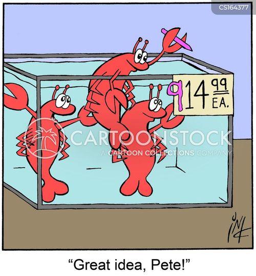 Lobsters Cartoons And Comics Funny Pictures From Cartoonstock 