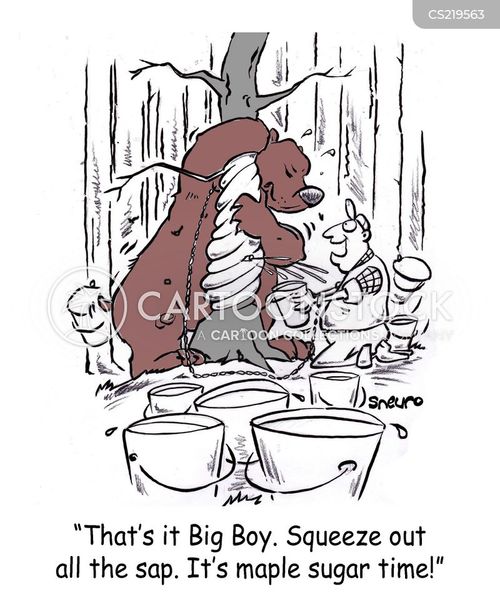 Tree Sap Cartoons and Comics funny pictures from CartoonStock
