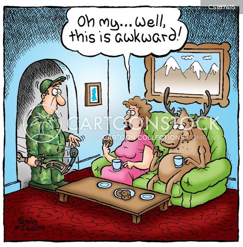 Bow Hunting Cartoons and Comics funny pictures from CartoonStock