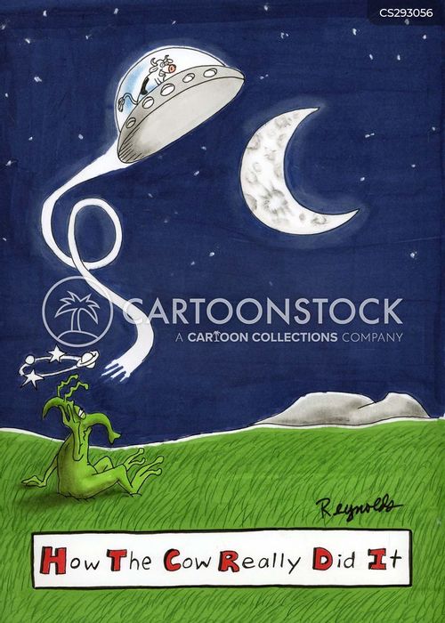Cow Jumped Over The Moon Cartoons And Comics Funny Pictures From Cartoonstock
