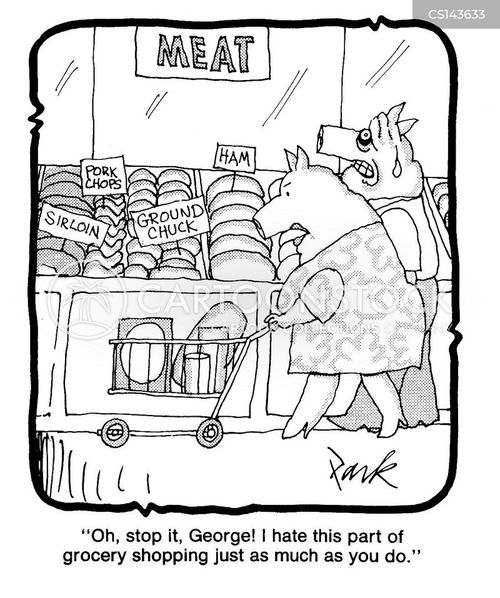 Pork Chops Cartoons and Comics funny pictures from CartoonStock