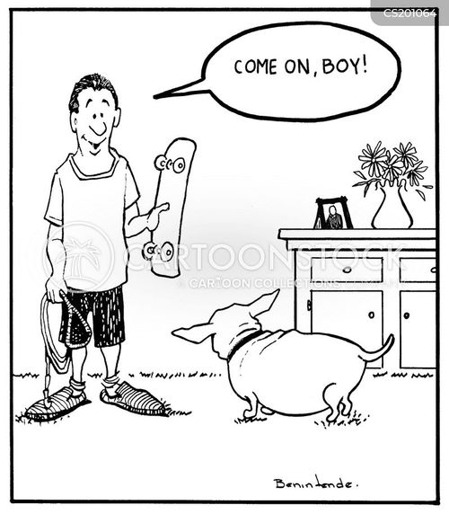 Obese Dog Cartoons and Comics - funny pictures from CartoonStock