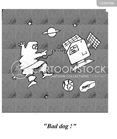Space Walk Cartoons and Comics funny pictures from CartoonStock