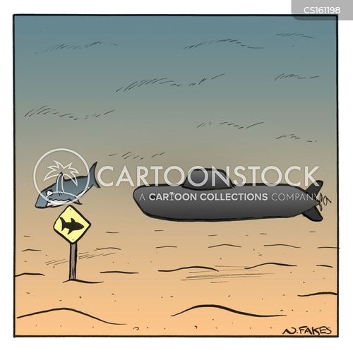 cat being chased in submarine cartoon