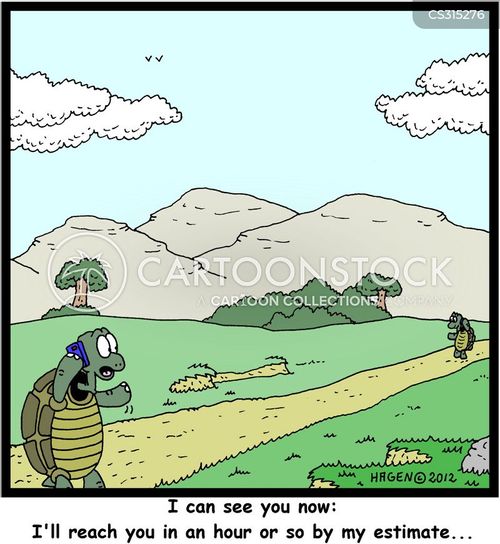 Slow Move Cartoons and Comics - funny pictures from CartoonStock