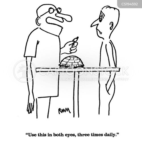 Eye Infection Cartoons and Comics funny pictures from CartoonStock