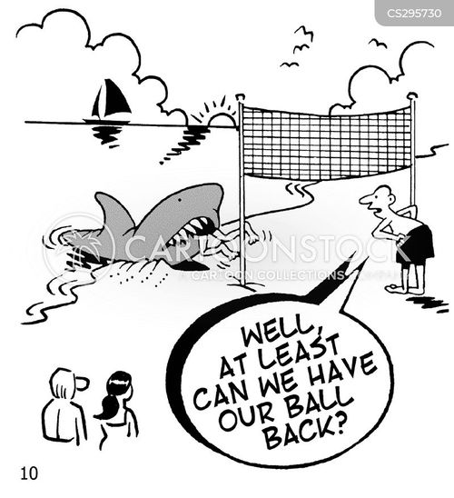 Playing Volleyball Cartoons and Comics funny pictures from CartoonStock