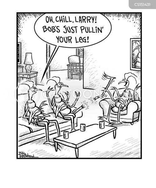 Pulling Your Leg Cartoons and Comics funny pictures from CartoonStock
