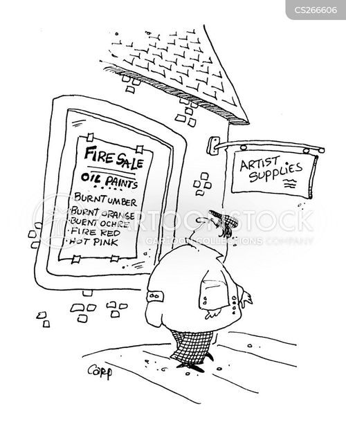Art Supplies Cartoons and Comics funny pictures from CartoonStock