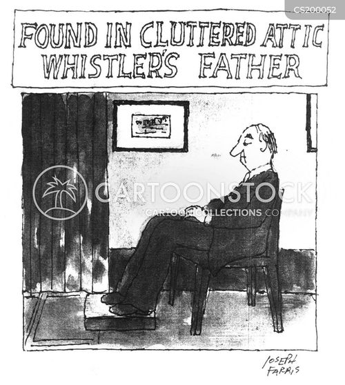 Found in Cluttered Attic - Whistler's Father.