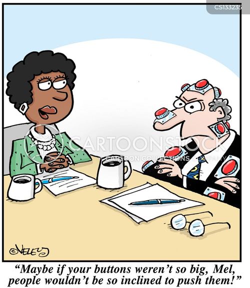 Pushing Buttons Cartoons and Comics funny pictures from CartoonStock