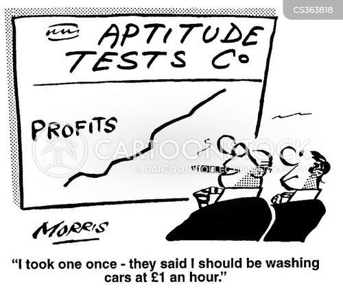Aptitude Tests Cartoons And Comics Funny Pictures From CartoonStock