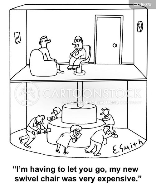 Swivel Chair Cartoons and Comics funny pictures from CartoonStock
