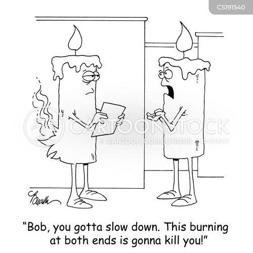 Burning The Candle At Both Ends Cartoons and Comics funny pictures