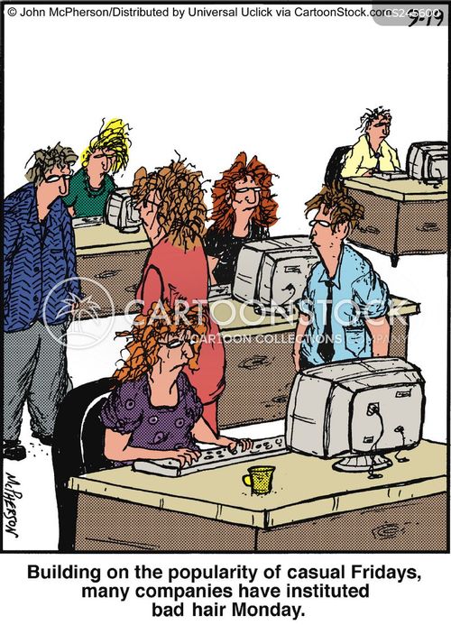 Bad-hair-days Cartoons and Comics - funny pictures from ...