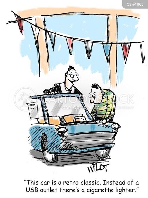 Retro Cars Cartoons And Comics Funny Pictures From Cartoonstock