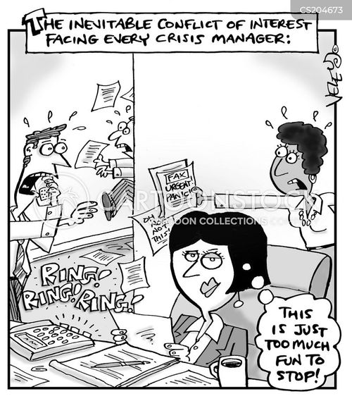 Crisis Managers Cartoons and Comics - funny pictures from CartoonStock