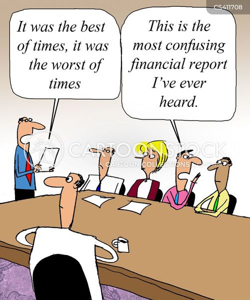 business reports cartoons