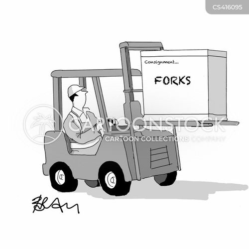 Fork Lifts Cartoons and Comics funny pictures from CartoonStock