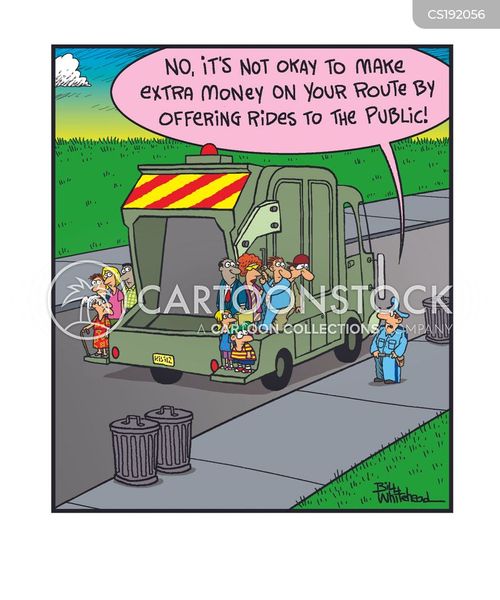 Bin Collection cartoons, Bin Collection cartoon, funny, Bin Collection