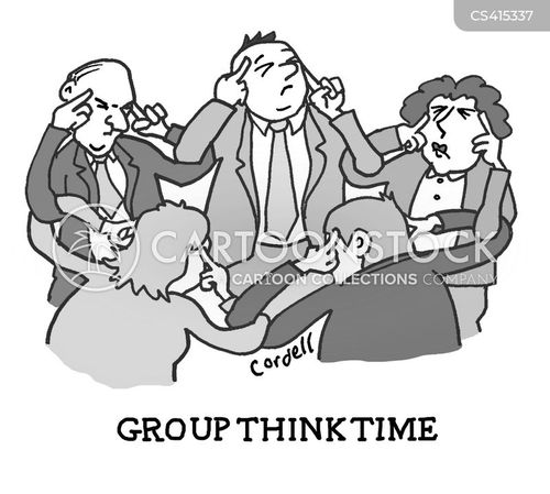 Groupthink Cartoons and Comics - funny pictures from CartoonStock