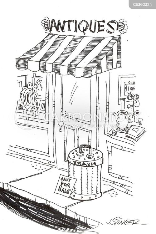 Antique Shop Cartoons and Comics funny pictures from CartoonStock